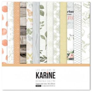 Collection 30,5 x 30,5 cm - Bienvenue chez moi - Les ateliers de Karine