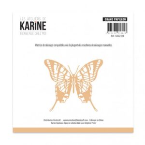 Dies grand papillon - Bienvenue chez moi - Les ateliers de Karine