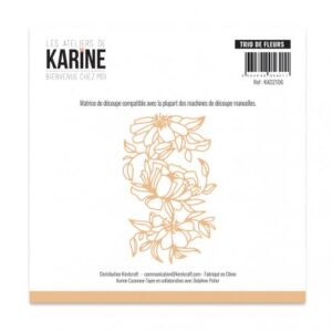 Dies trio de fleurs - Bienvenue chez moi - Les ateliers de Karine