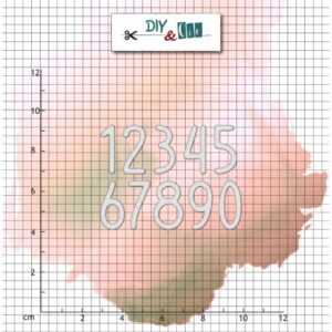 Dies chiffres: Classique - DIY and cie