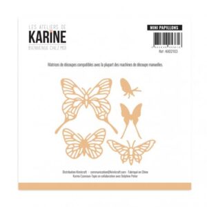 Dies mini papillons - Bienvenue chez moi - Les ateliers de Karine