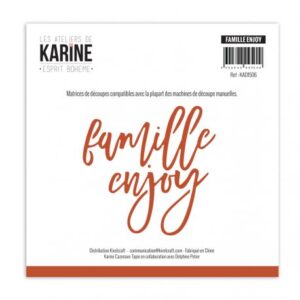 Dies famille enjoy - Esprit bohème - Les ateliers de Karine