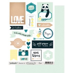 Planche d'étiquettes - Tenderling - Swirlcards