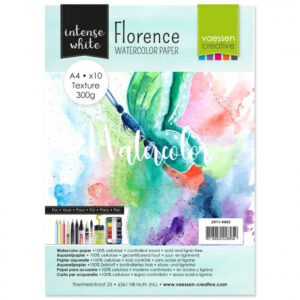 Papier aquarelle texturé - 300g - A4 - 10 feuilles