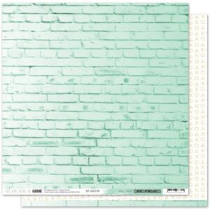 Papier 30,5 x 30,5 cm - Correspondances - Les ateliers de Karine
