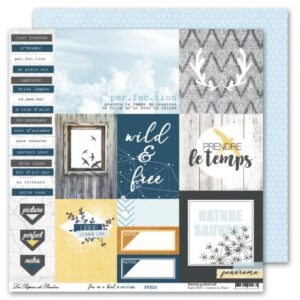 Papier 30,5 x30,5 cm - Free as a bird - Les papiers de Pandore