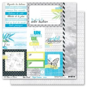 Papier 30,5 x 30,5 cm - This is summer - Les papiers de Pandore