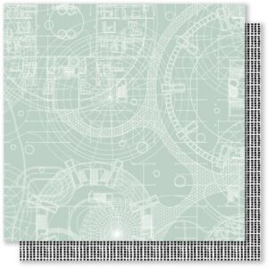 Papier 30,5 x 30,5 cm - French kiss - Mes p'tits ciseaux