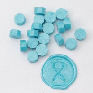 Pastilles de cire à cacheter - Bleu ciel - DIY & cie