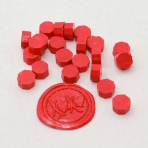Pastilles de cire à cacheter - Corail - DIY & cie