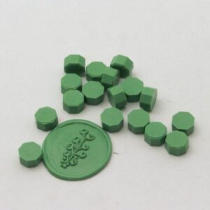 Pastilles de cire à cacheter - Vert layette - DIY & cie