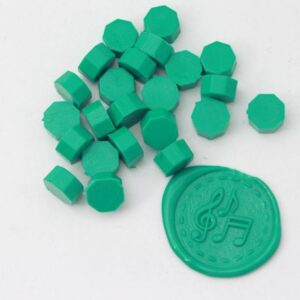 Pastilles de cire à cacheter - Vert turquoise - DIY & cie