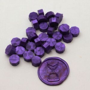 Pastilles de cire à cacheter - Violet - DIY & cie