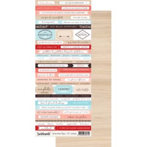 Planche d'étiquettes - Hippie chic - Swirlcards