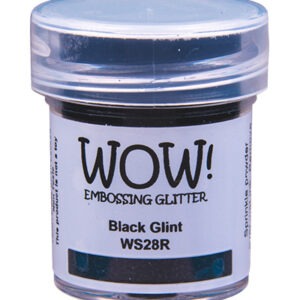 Poudre à embosser WOW! Black glint - Noir