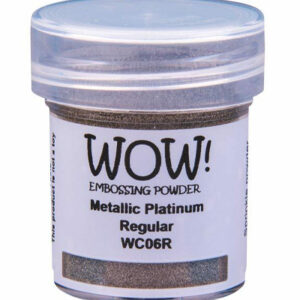 Poudre à embosser WOW! Metallic platinium