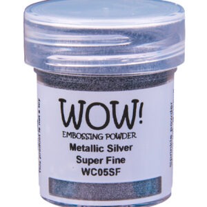 Poudre à embosser WOW! Metallic silver Super fine
