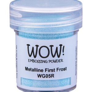 Poudre à embosser WOW! Metalline first frost - Bleu