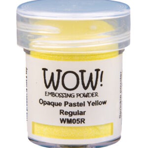 Poudre à embosser WOW! Opaque pastel yellow - Jaune