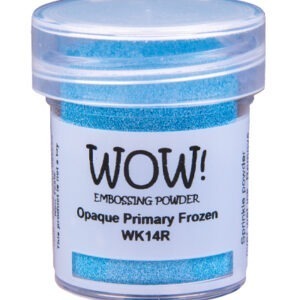 Poudre à embosser WOW! Opaque primary frozen - Bleu