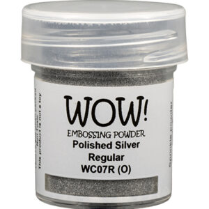 Poudre à embosser WOW! Polished silver - Gris