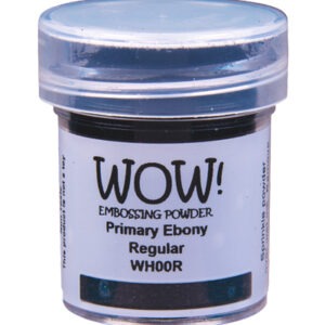 Poudre à embosser WOW! Primary ebony regular - Noir