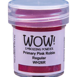 Poudre à embosser WOW! Primary pink robin - Rouge cerise