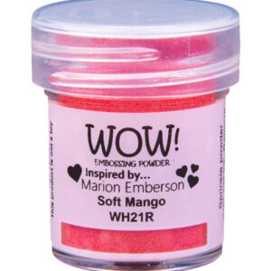 Poudre à embosser WOW! Soft mango - Corail