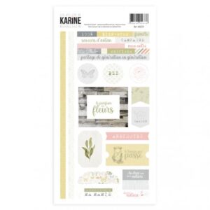 Planche d'étiquettes - Bienvenue chez moi - Les ateliers de Karine