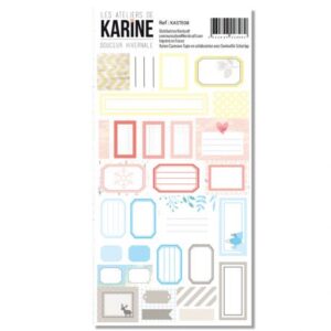 Planche d'étiquettes - Douceur hivernale - Les ateliers de Karine