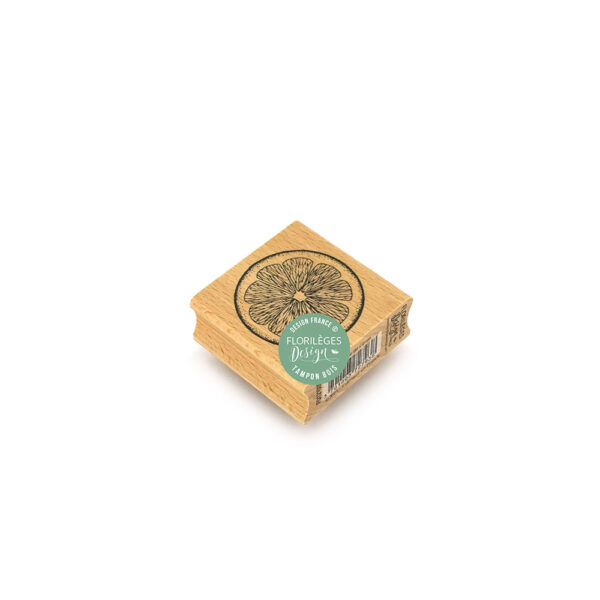 Tampon bois - Tranche de citron - Dolce vita - Florilèges Design