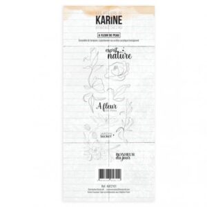 Tampon clear - A fleur de peau - Bienvenue chez moi - Les ateliers de Karine