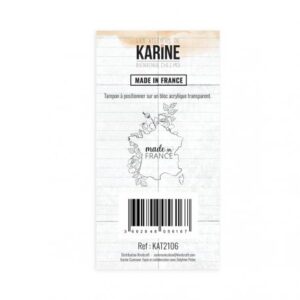 Tampon clear - Made in France - Bienvenue chez moi - Les ateliers de Karine