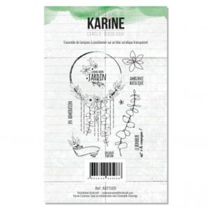 Tampon clear - Cercle bucolique - Les ateliers de Karine