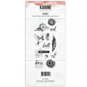 Tampon clear - Automne - Esprit bohème - Les ateliers de Karine