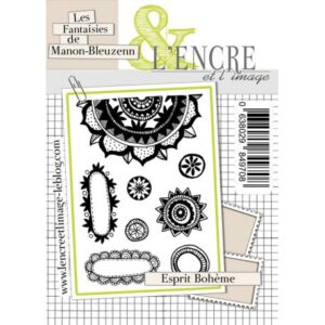 Tampon clear - Esprit bohème - L'encre et l'image