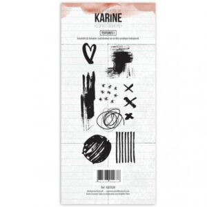 Tampon clear - Textures 1 - Esprit bohème - Les ateliers de Karine