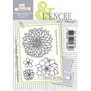 Tampon clear - Fleurs de cactus - L'encre et l'image