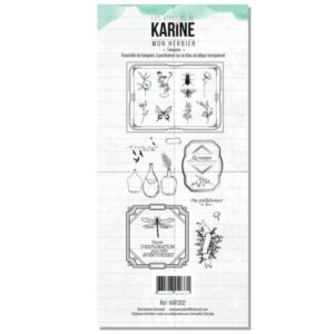 Tampon clear - Mon herbier - Green & Graphik - Les ateliers de Karine