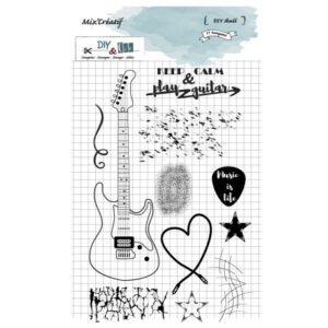 Tampon clear Musik - DIY and cie
