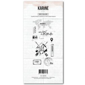 Tampon clear - Envie d'ailleurs - Nomade - Les ateliers de Karine