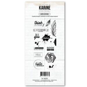 Tampon clear - Notre histoire - Version originale - Les ateliers de Karine