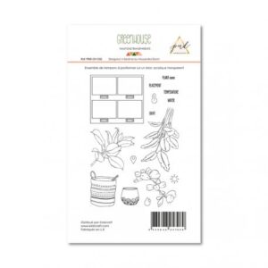 Tampon clear - Greenhouse - PaperNova Design
