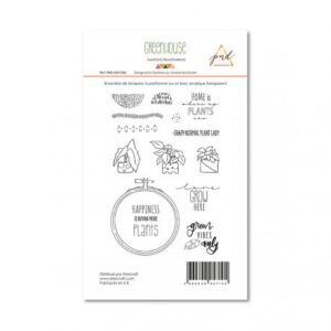 Tampon clear - Greenhouse - PaperNova Design
