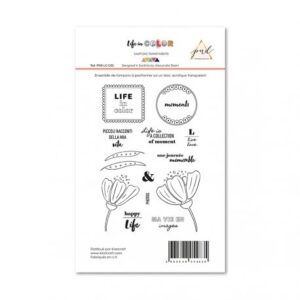 Tampon clear - Life in color - PaperNova Design