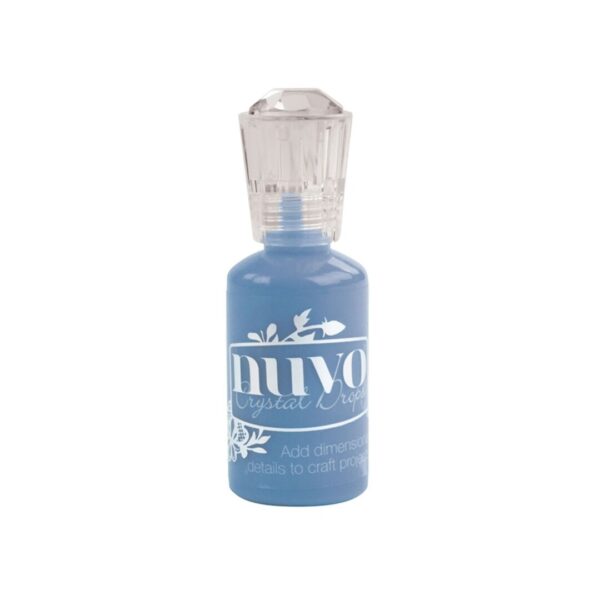 Crystal Drops Double Denim - Bleu