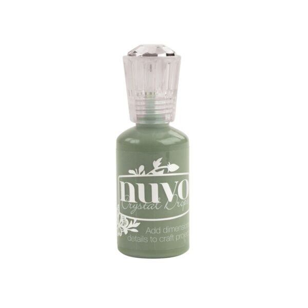 Crystal Drops Olive Branch - Vert