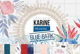 Blue batik