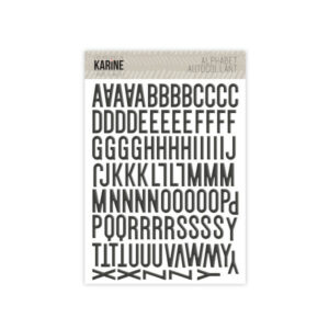 Alphabet autocollant- Nude and wild - Les ateliers de Karine