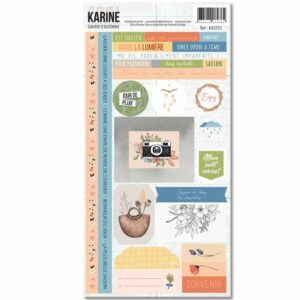 Planche d'étiquettes - Cahier d'automne - Les ateliers de Karine